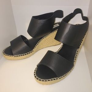 Black Steve Madden Wedges